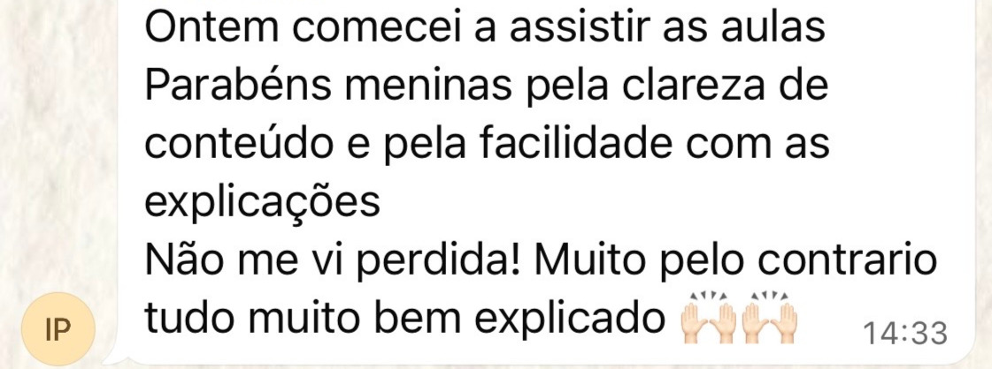 Depoimento de aluna da Imersão Claude