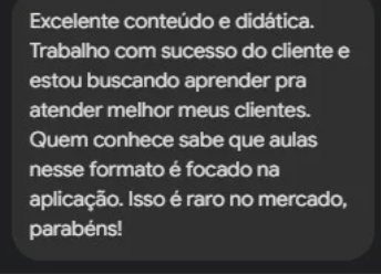 Depoimento de aluna da Imersão Claude