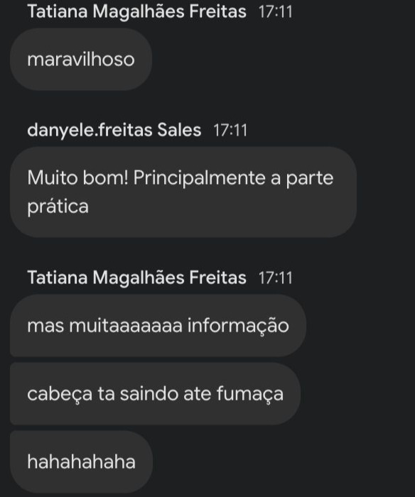 Depoimento de aluna da Imersão Claude
